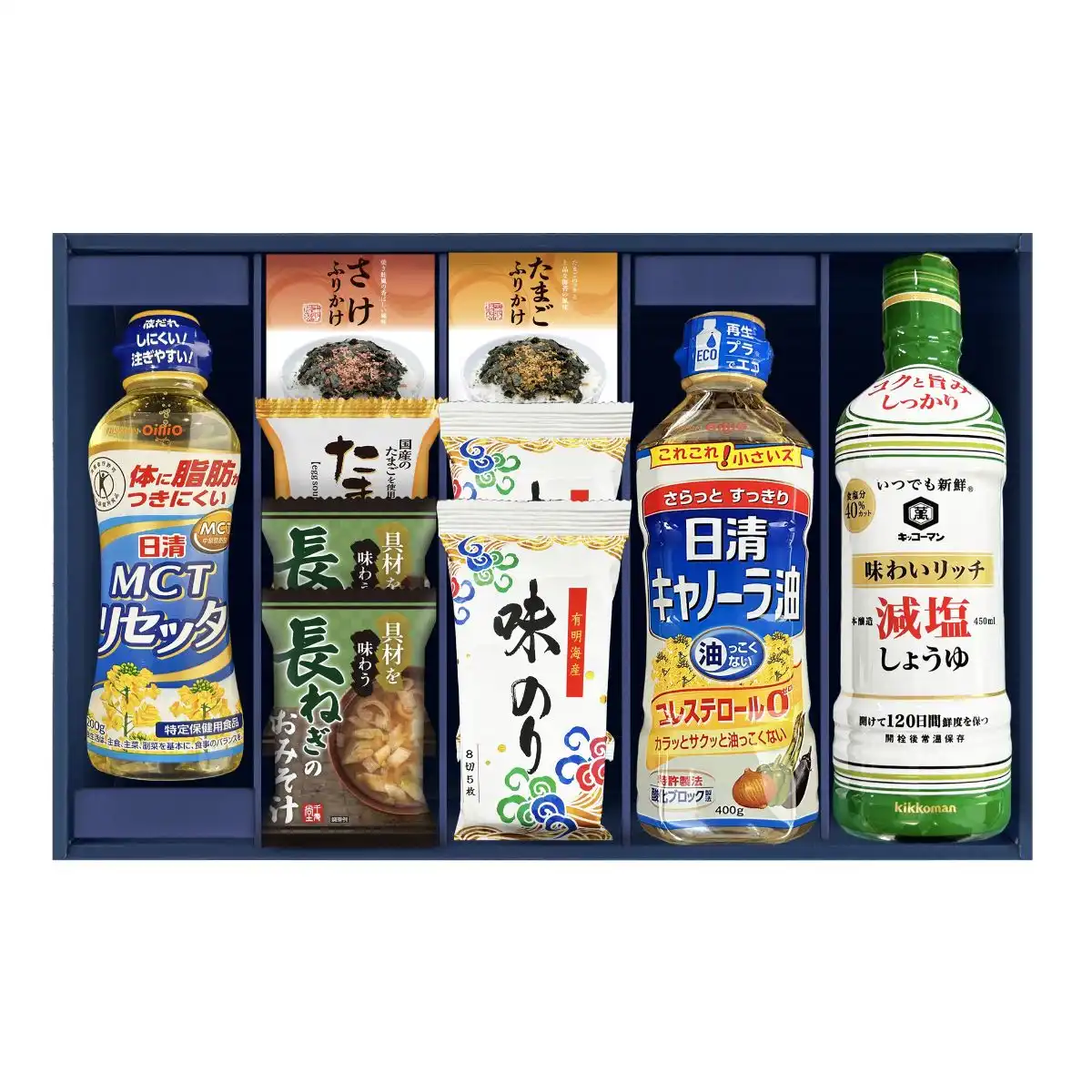 健活和膳 キッコーマン減塩しょうゆ＆日清オイリオ バラエテクセット JHCGR-30R