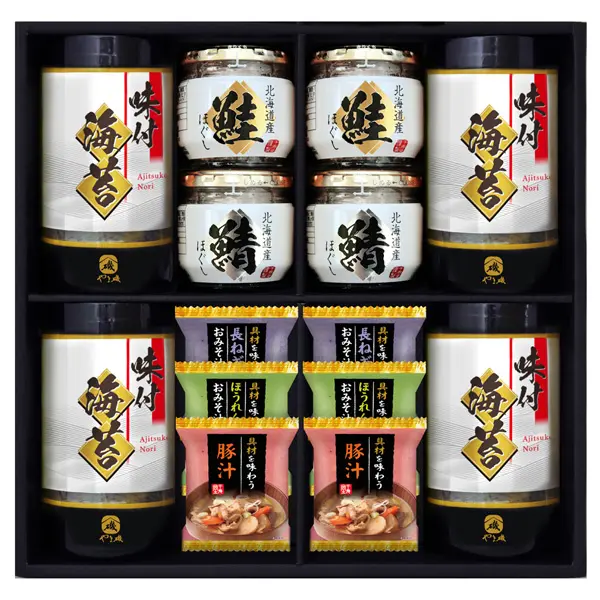 味のり&お味噌汁&北海道産瓶詰セット　THF-50