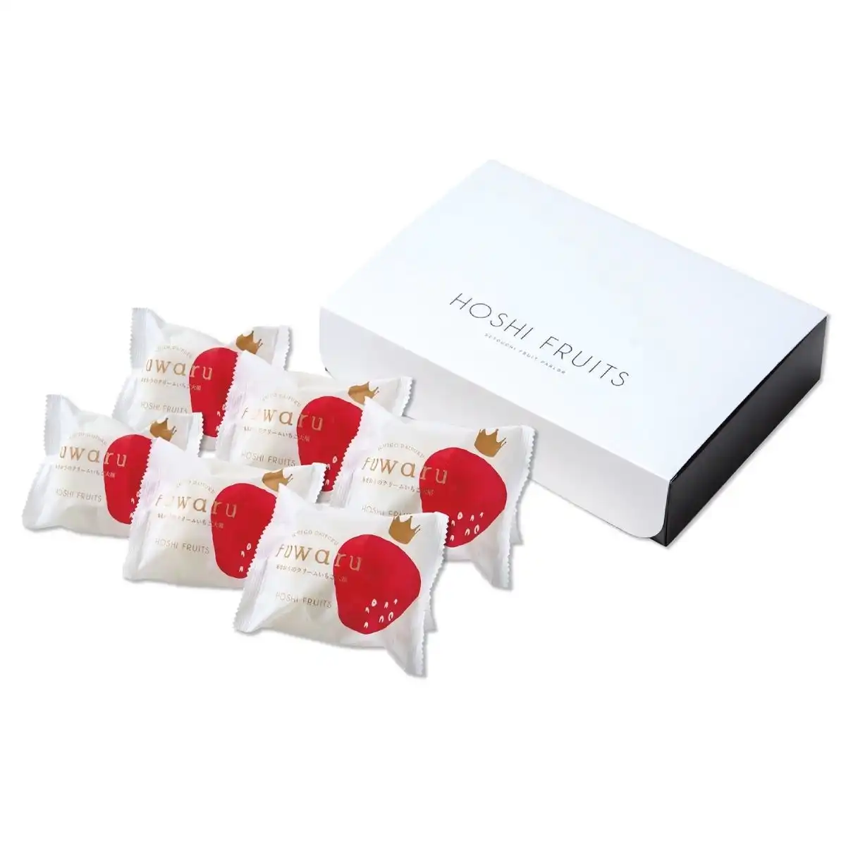 【母の日専用】ホシフルーツ あまおうのクリームいちご大福 fuwaru (承り期間:4月28日まで)