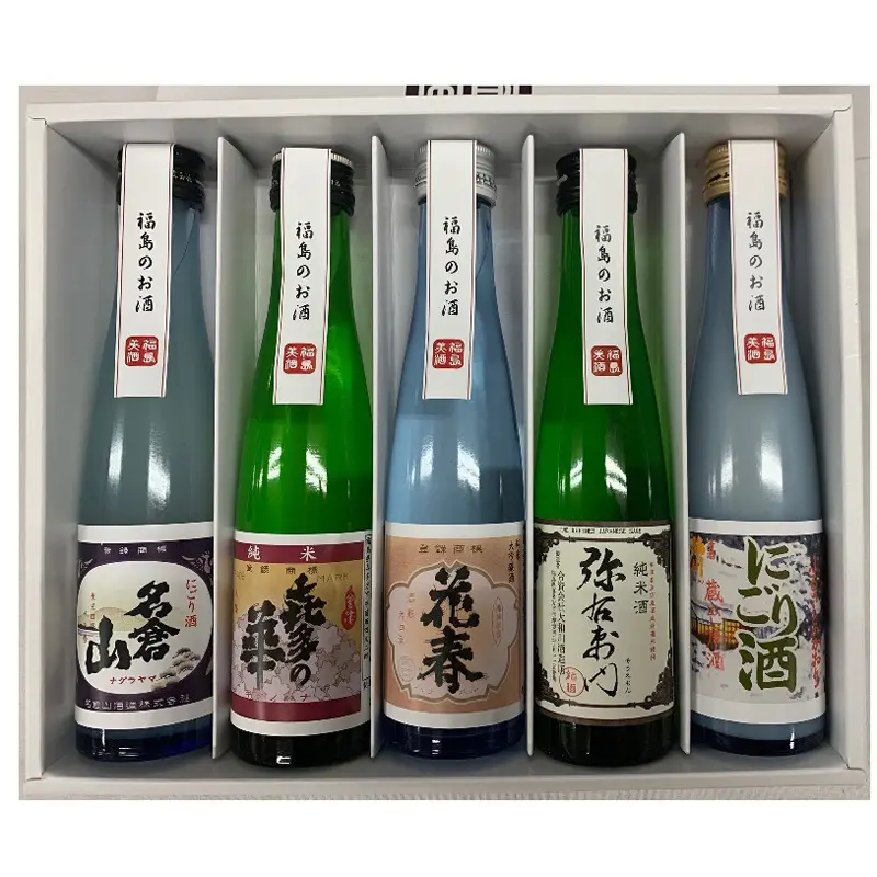 会津の美酒飲み比べセット(180mlX5本)