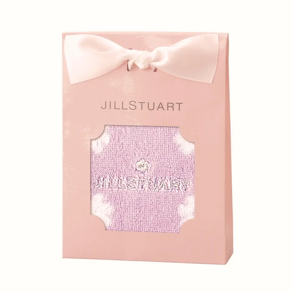 【ＪＩＬＬＳＴＵＡＲＴ】ジルスチュアート ミニタオル ハンカチ フラワー パープル【専用ギフトパッケージ入り】